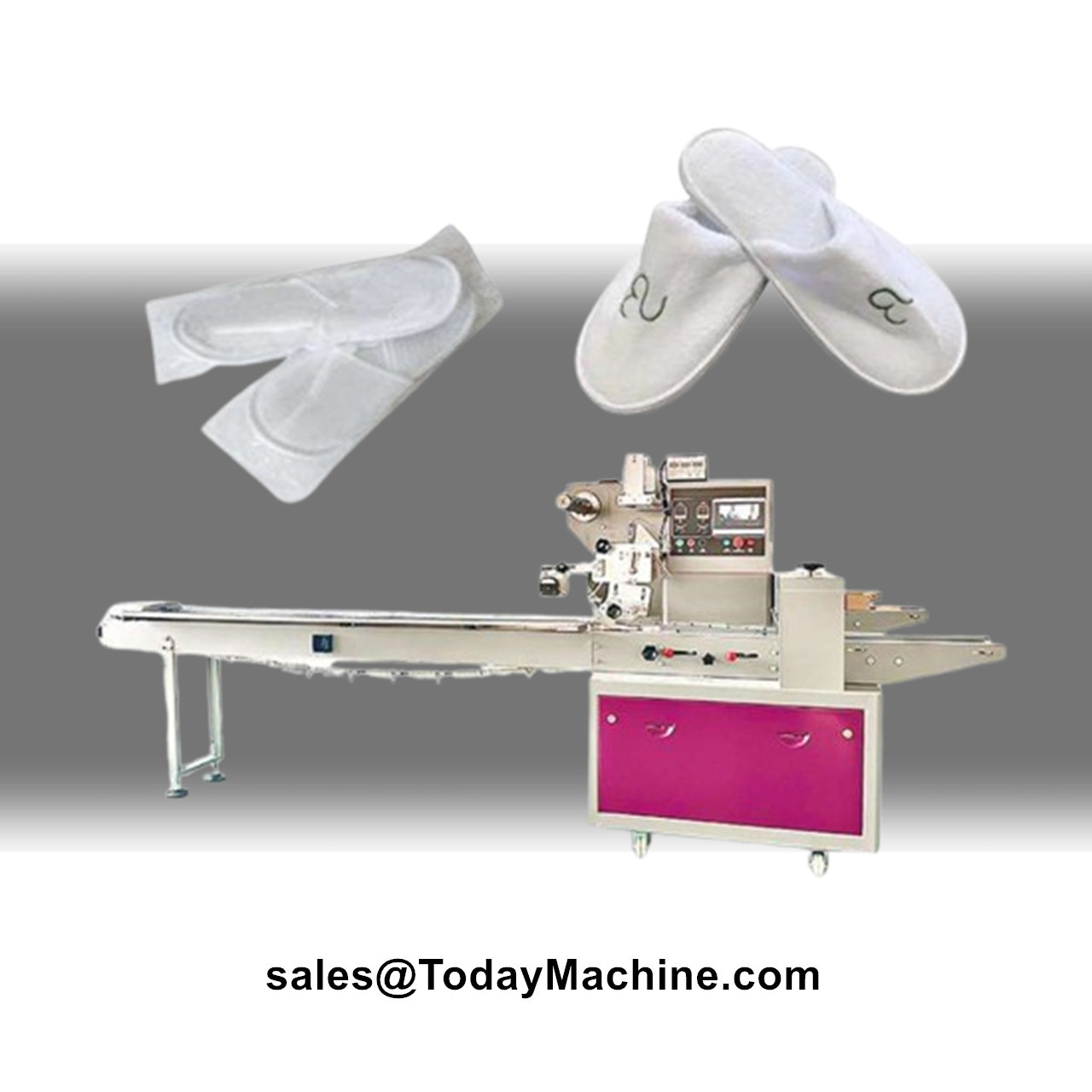 Food Snacks Candy - Máquina Automática de Embalagem Horizontal para