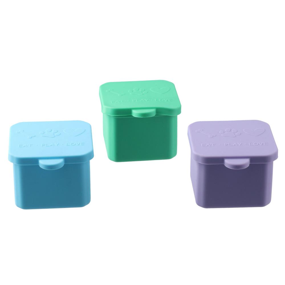 Food Snacks That Are Green - 1/3 Peças Recipientes de Silicone Reutilizáveis