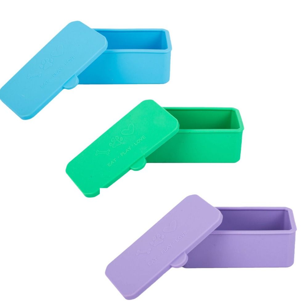 Food Snacks That Are Green - Serviceable Silicone Food Distribution Box, Snack