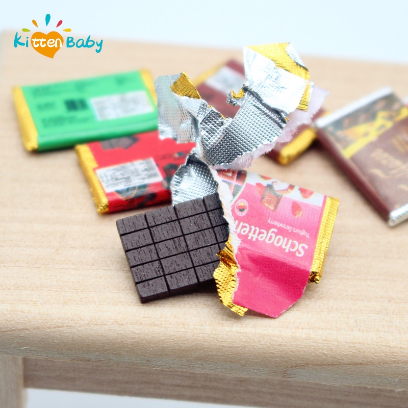 Food Snacks Candy - Miniature Dollhouse Mini Chocolate Bar Modelo