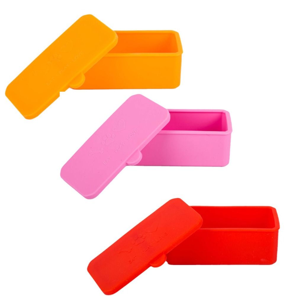 Food Snacks That Are Green - 1/3 unidades de caixa de silicone