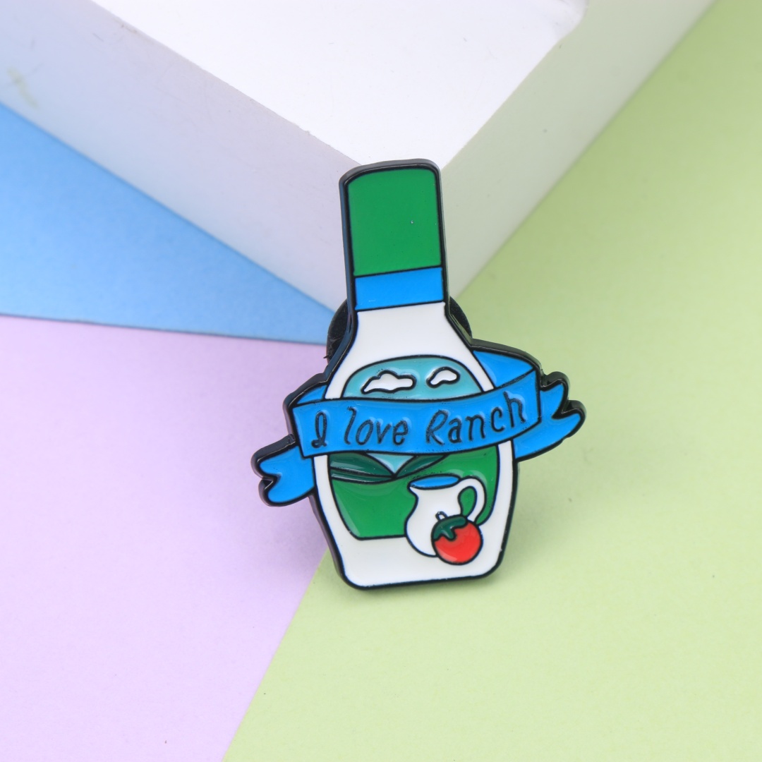 Foody Snacks - Pin de Lapela Esmaltado com Slogan