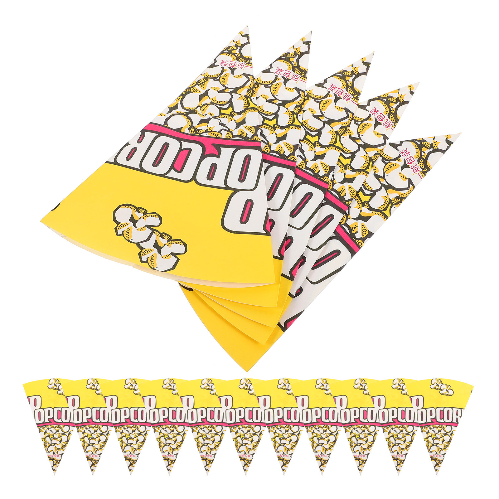 100 Sacos de Papel para Pipoca - Food Snacks Candy avaliação e preço