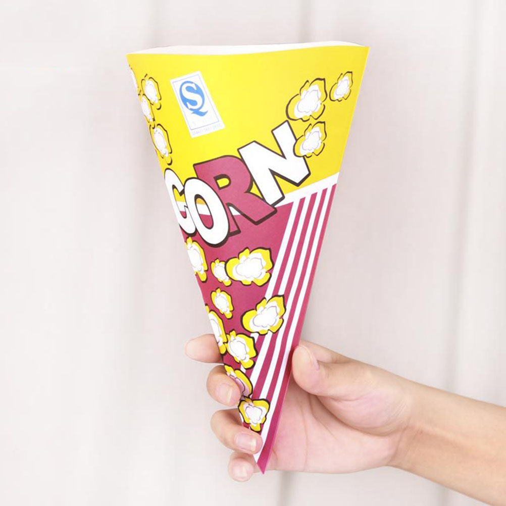 100 Sacos de Papel para Pipoca - Food Snacks Candy avaliação e preço