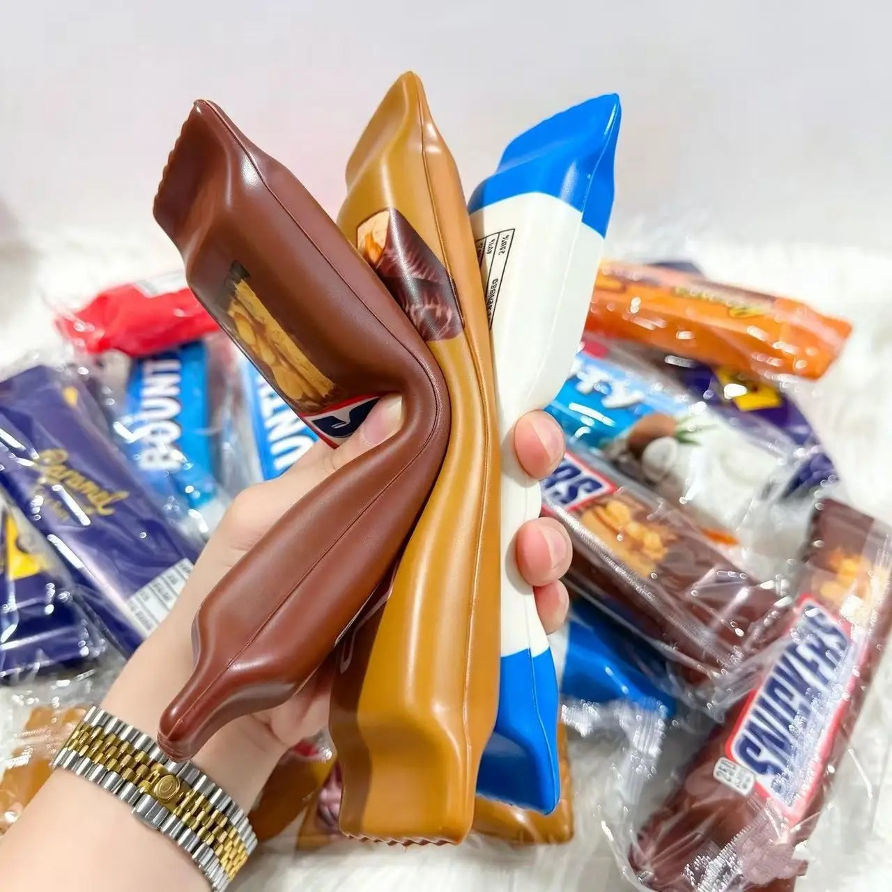 1/4 Peças de Brinquedos Squish - Food Grocery Snacks avaliação e preço