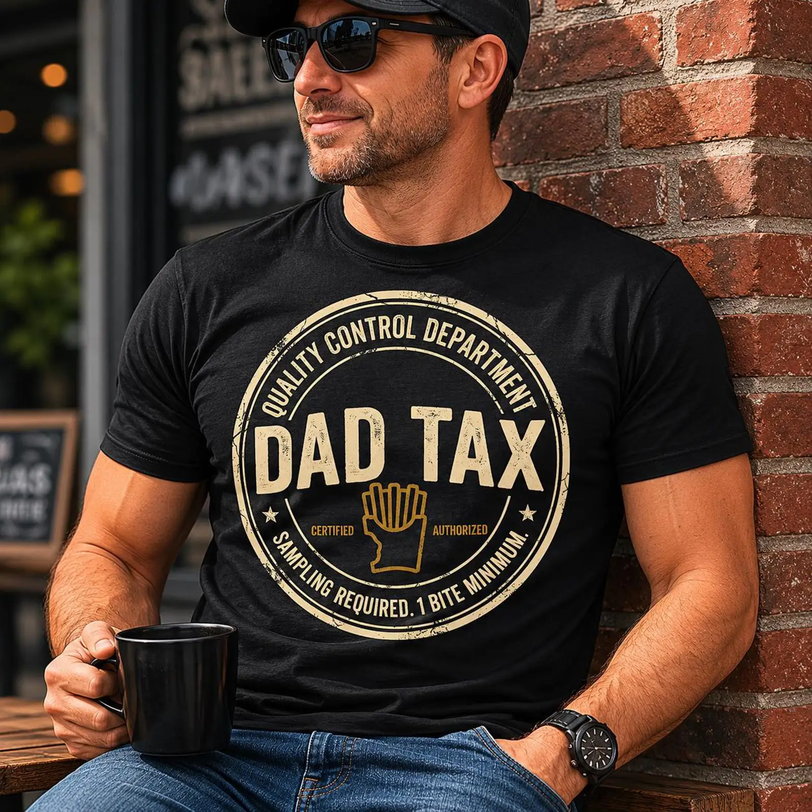 Camiseta Dad Tax T-Shirt Engra - Foody Snacks avaliação e preço