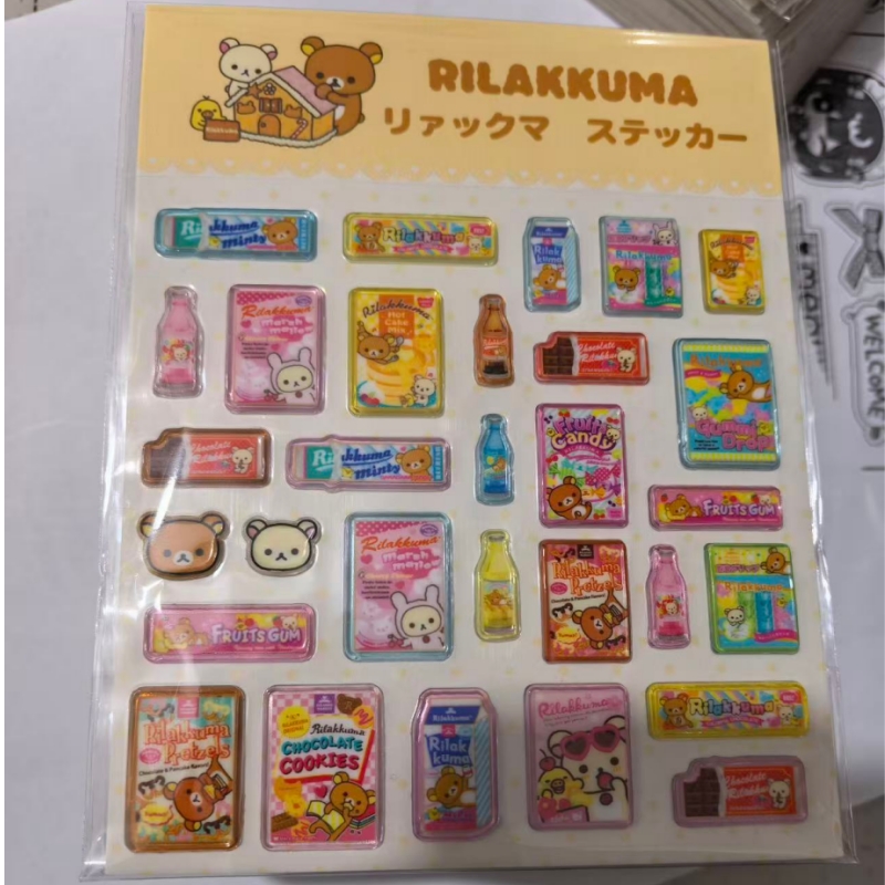 Novos Adesivos de Bolha Espess - Food Grocery Snacks avaliação e preço