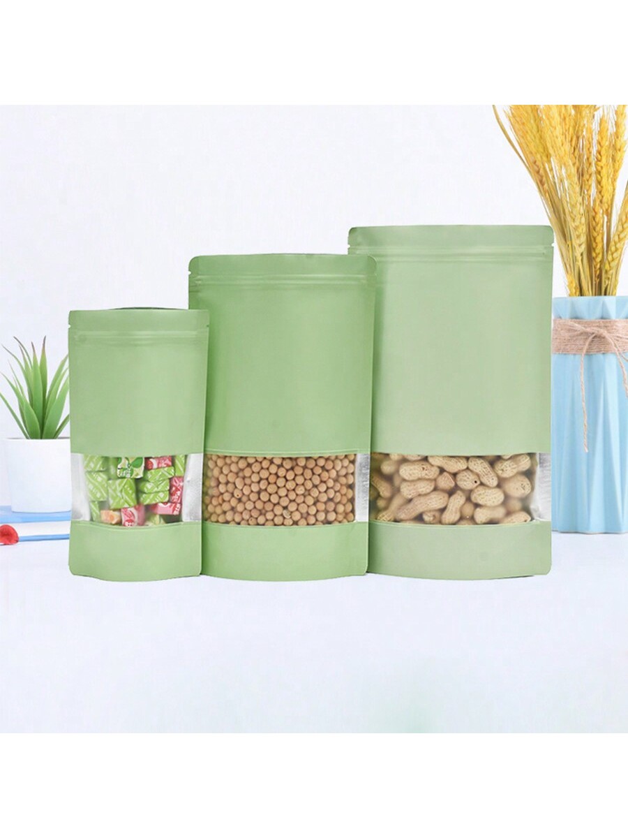 50/100 unidades de sacos verde - Food Snacks That Are Green avaliação e preço