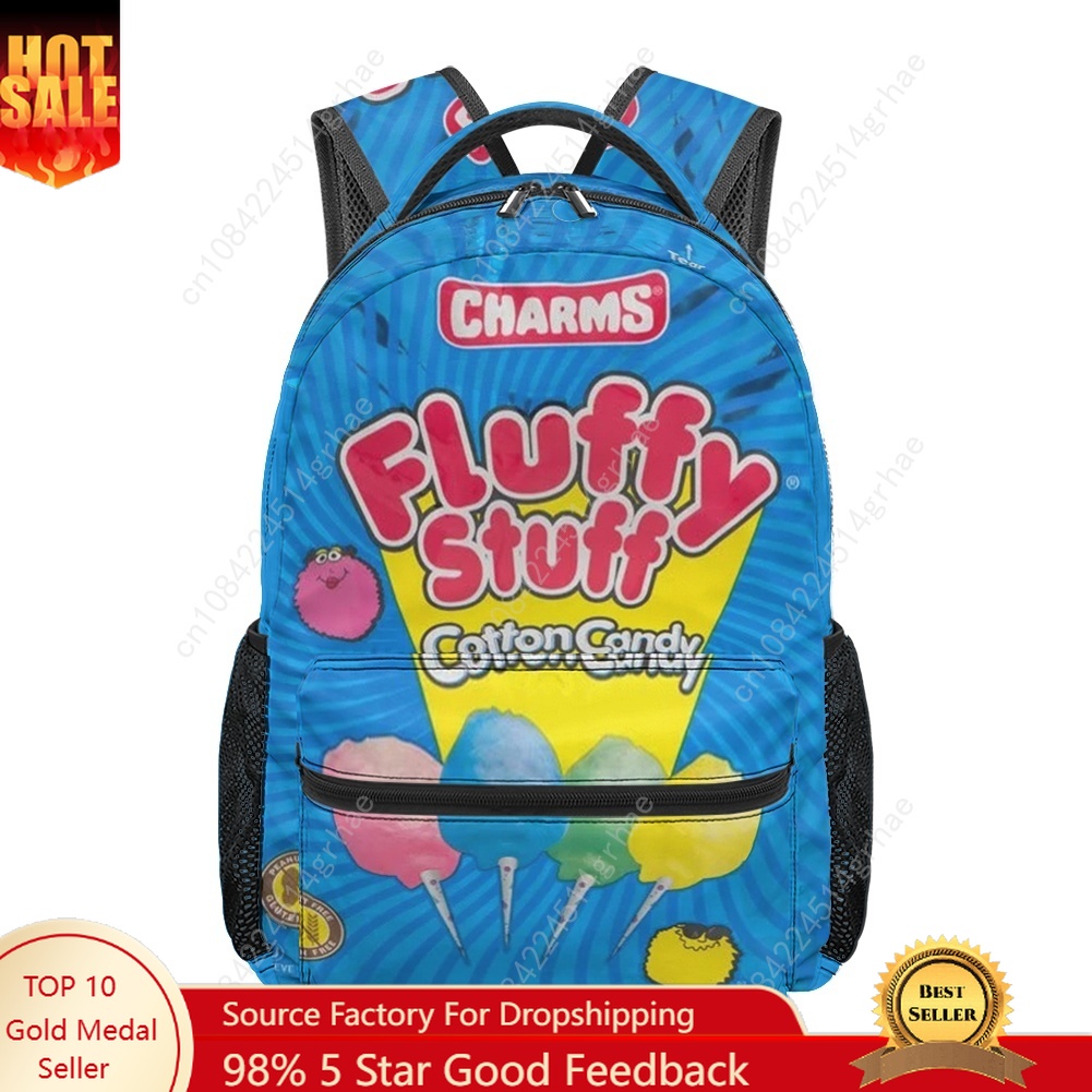 Mochila escolar com estampa co - Food Snacks Candy avaliação e preço