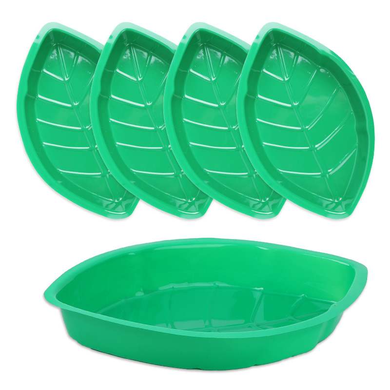 6 pçs placa de folha de palmei - Food Snacks That Are Green avaliação e preço